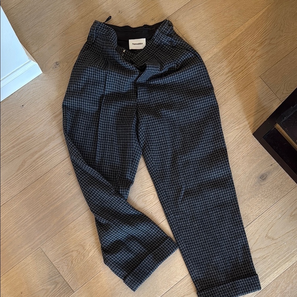 Nanushka Sample Houndstooth Balloon Trouser